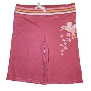 Girl's Miken Y2K Capri Pants Unicorn Size Small 4-5 Stars Pink Pull On